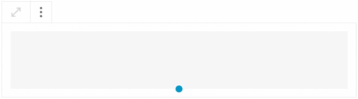 Screenshot des Abstandshalter-Blocks.