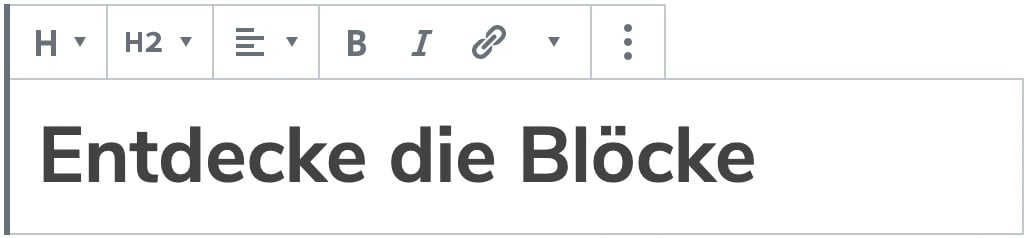 Block Überschrift GutenbergFibel